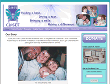 Tablet Screenshot of colescloset.org